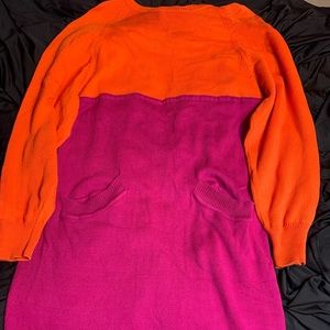 Color Block Sweater Dress
